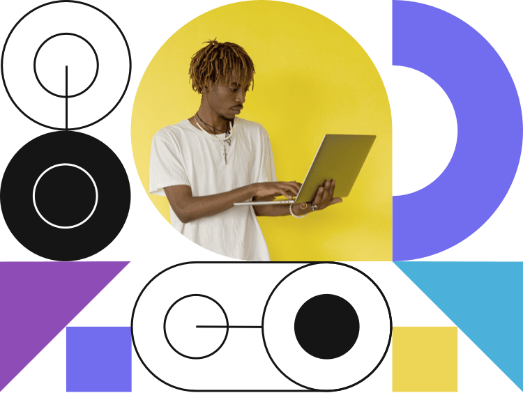 Guy work on PC